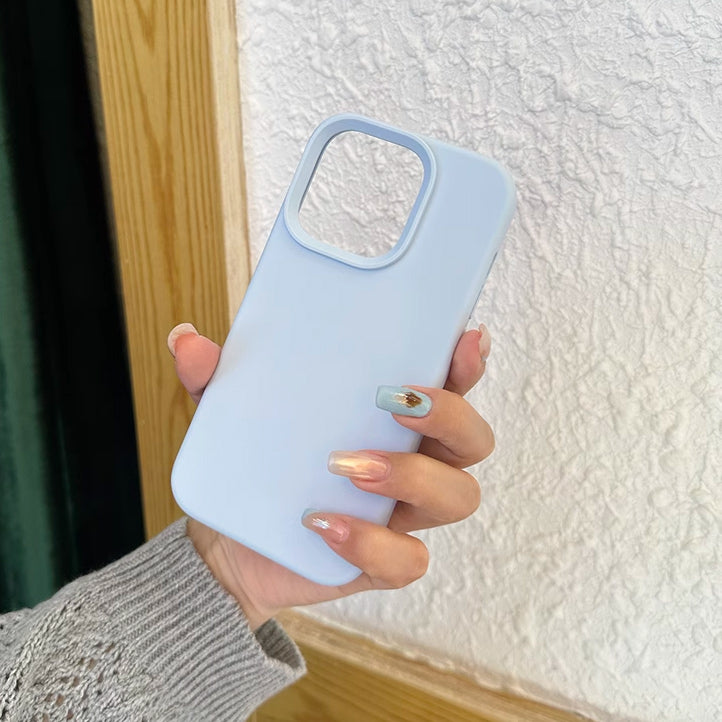 5color simple pastel iPhone case
