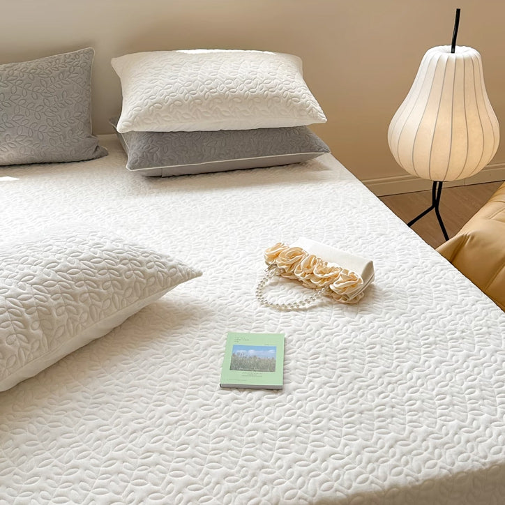 6color leaf velvet mattress sheets & pillow sheets