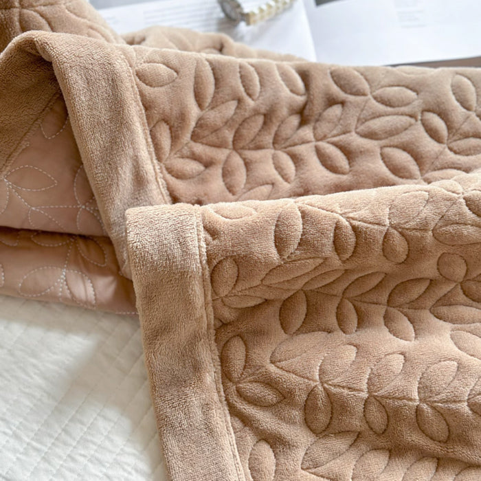 6color leaf velvet mattress sheets & pillow sheets