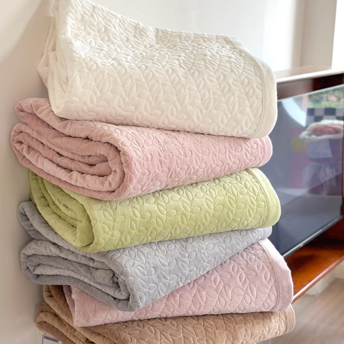 6color leaf velvet mattress sheets & pillow sheets