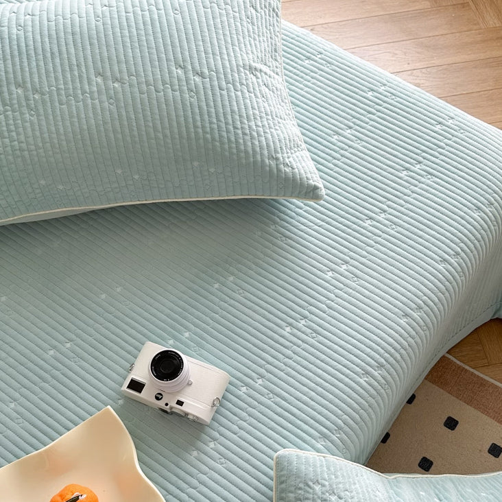 6color rib velvet mattress sheets & pillow sheets