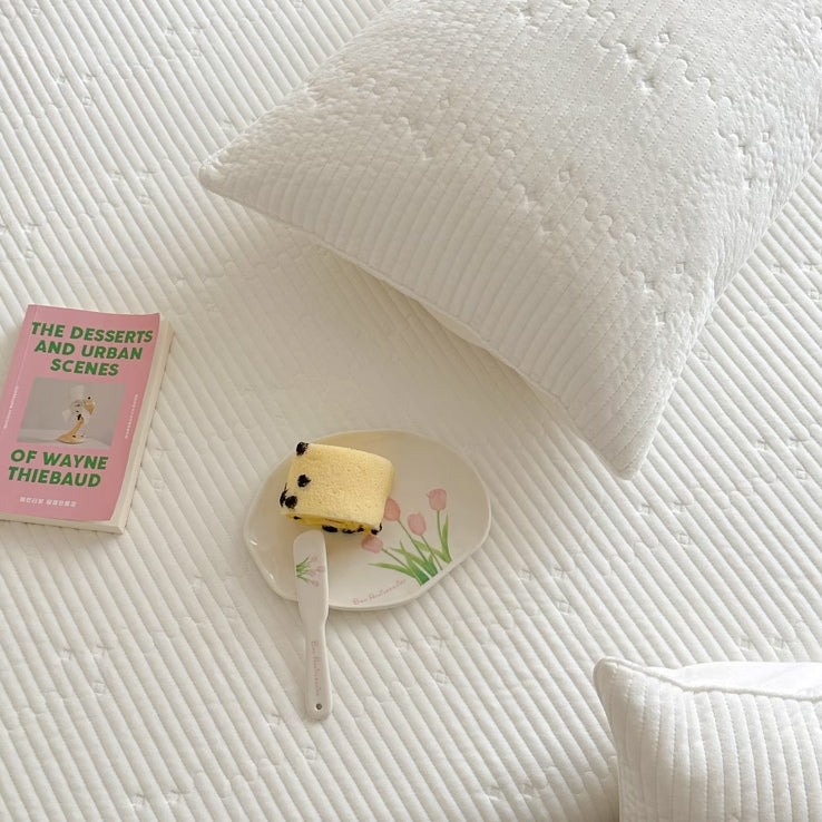 6color rib velvet mattress sheets & pillow sheets