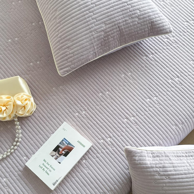 6color rib velvet mattress sheets & pillow sheets