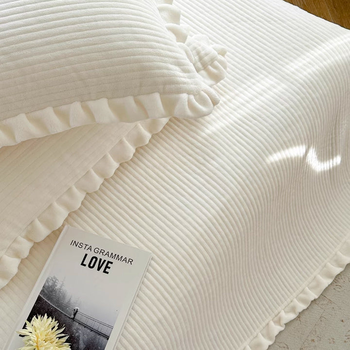 8color frill velvet mattress sheets & pillow sheets