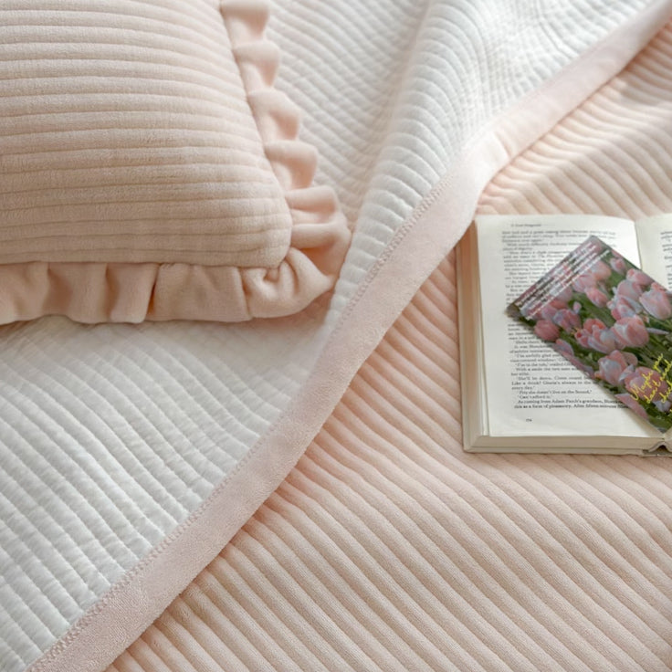 8color frill velvet mattress sheets & pillow sheets