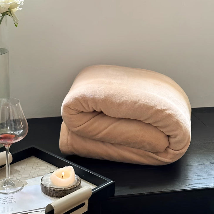 12color two tone velvet quilt cover & pillow sheets