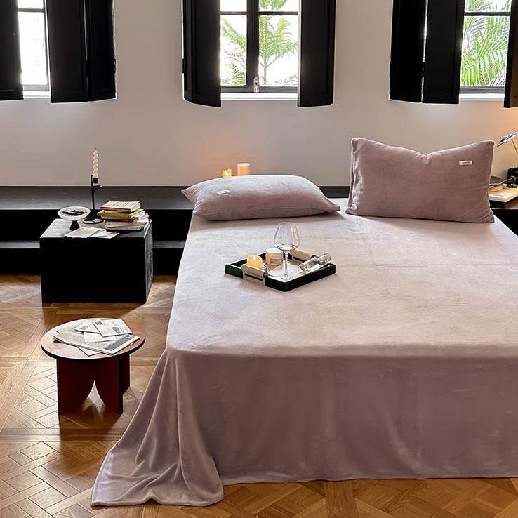 10color milk velvet mattress sheets & pillow sheets