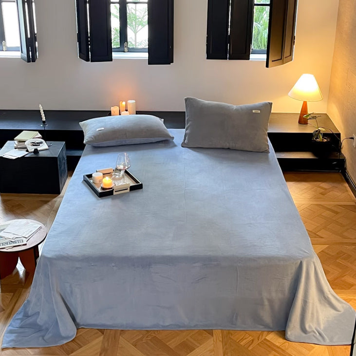 10color milk velvet mattress sheets & pillow sheets