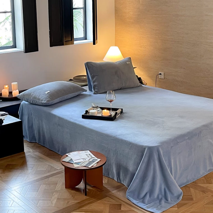 10color milk velvet mattress sheets & pillow sheets