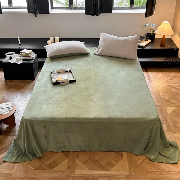 10color milk velvet mattress sheets & pillow sheets