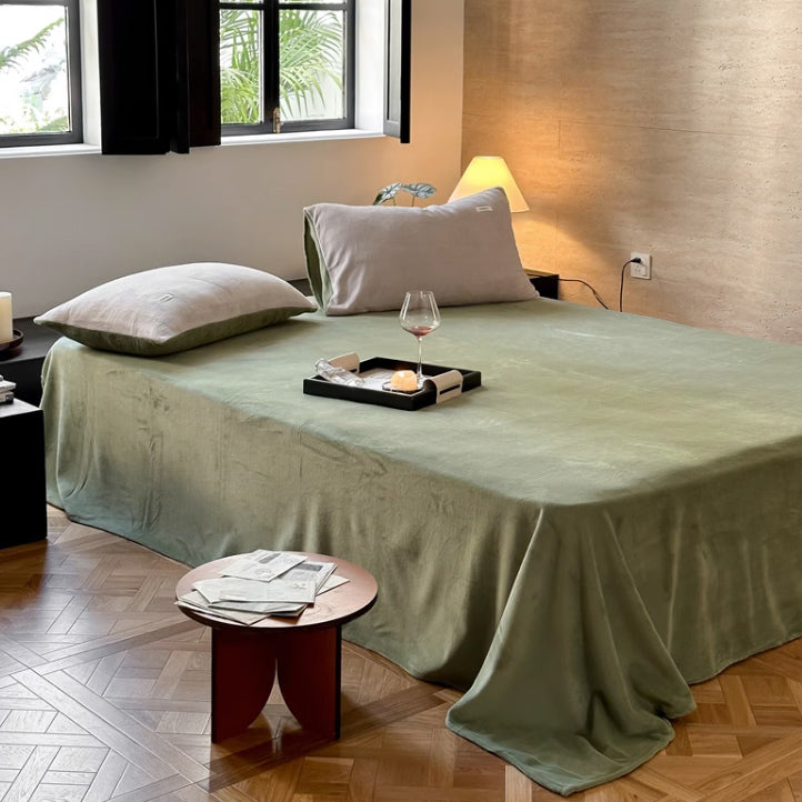 10color milk velvet mattress sheets & pillow sheets