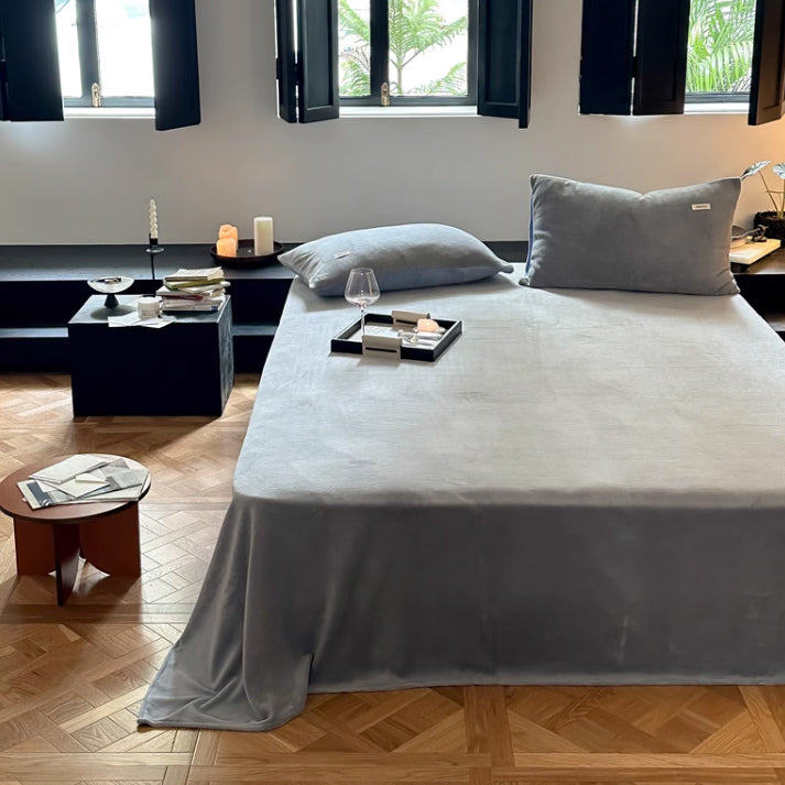 10color milk velvet mattress sheets & pillow sheets