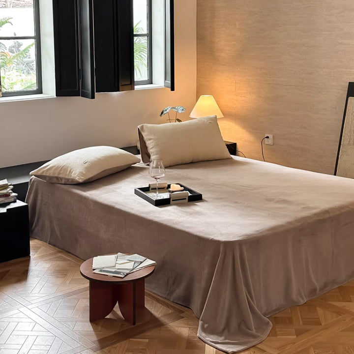 10color milk velvet mattress sheets & pillow sheets