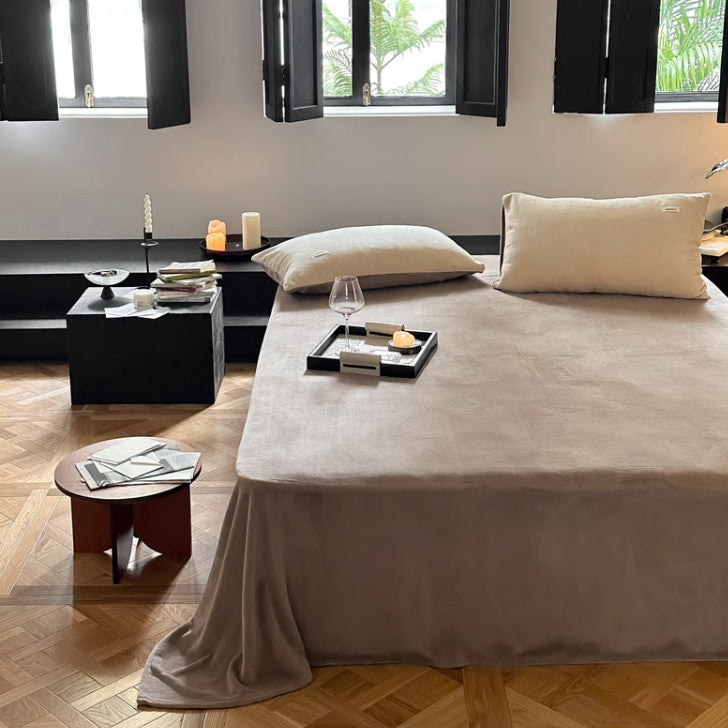 10color milk velvet mattress sheets & pillow sheets