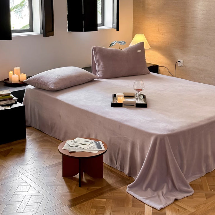 10color milk velvet mattress sheets & pillow sheets