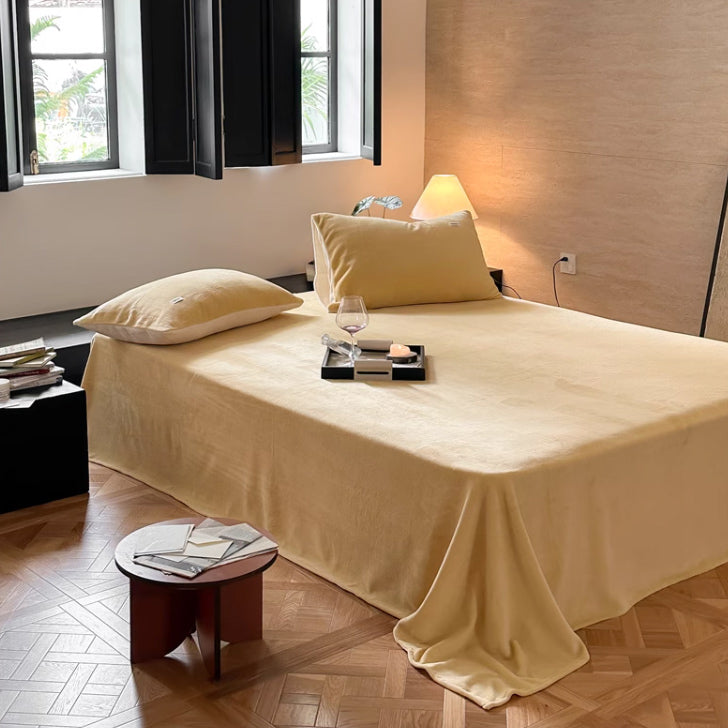 10color milk velvet mattress sheets & pillow sheets