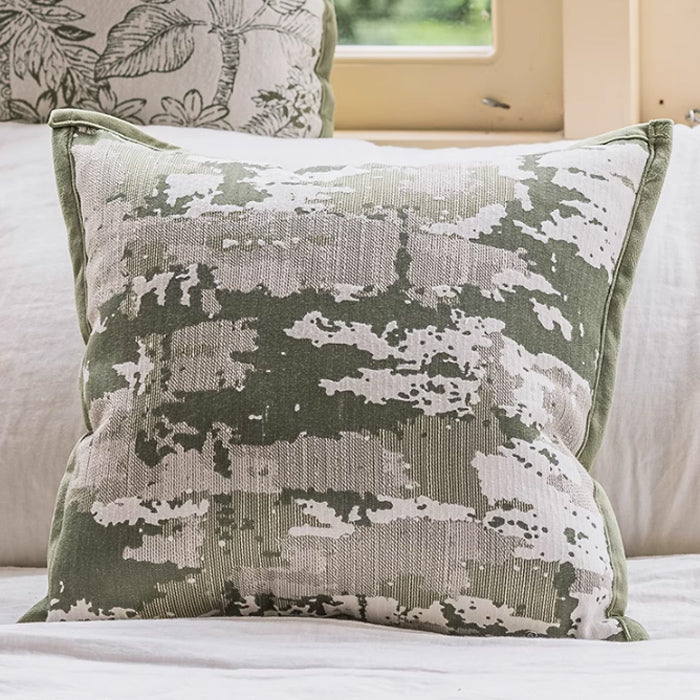 4design jacquard flower cushion