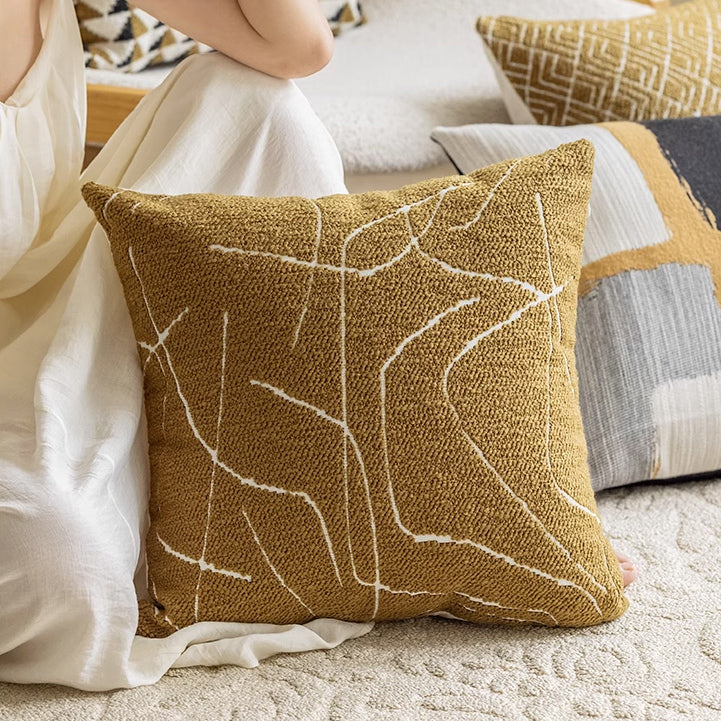 4design yellow modern cushion