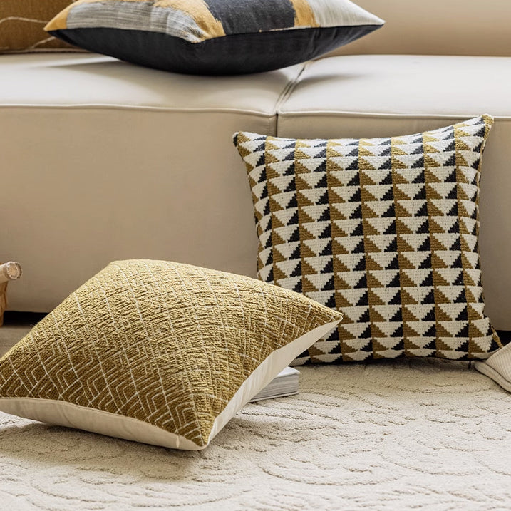 4design yellow modern cushion