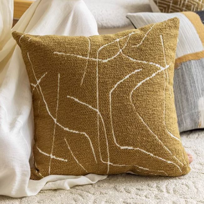 4design yellow modern cushion