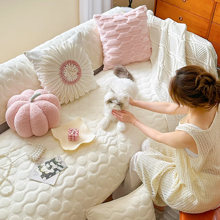 7color bubble sofa cover