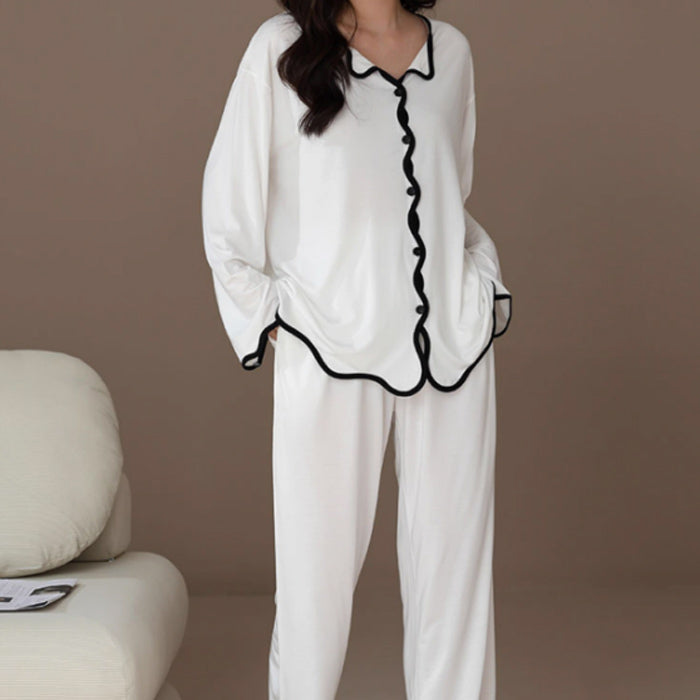 2color wave piping room wear