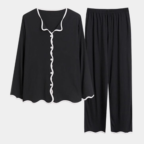 2color wave piping room wear