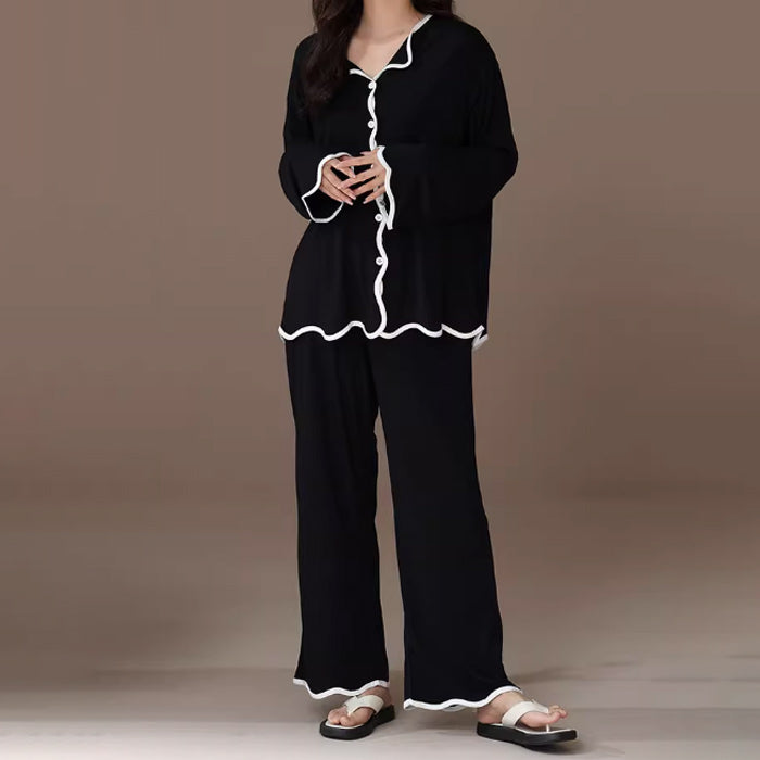 2color wave piping room wear