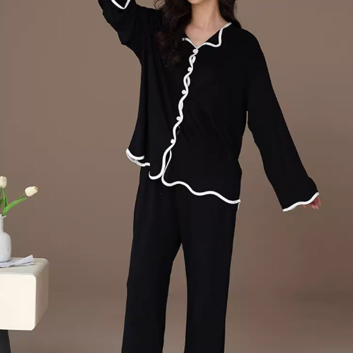 2color wave piping room wear