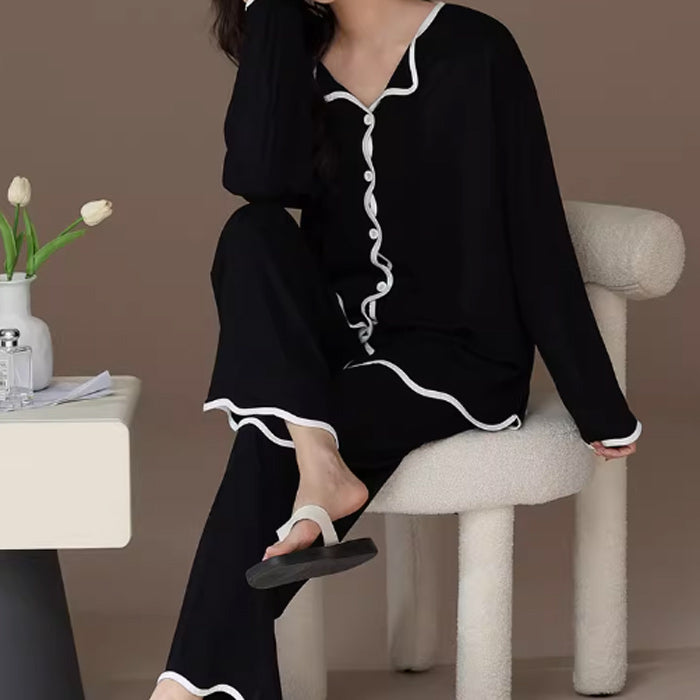 2color wave piping room wear