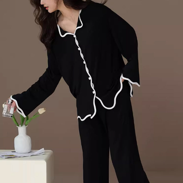 2color wave piping room wear