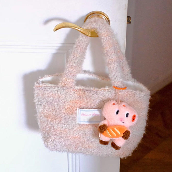 mix knit mini bag