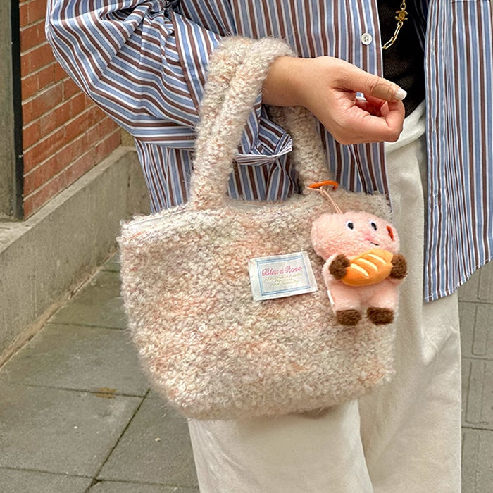 mix knit mini bag