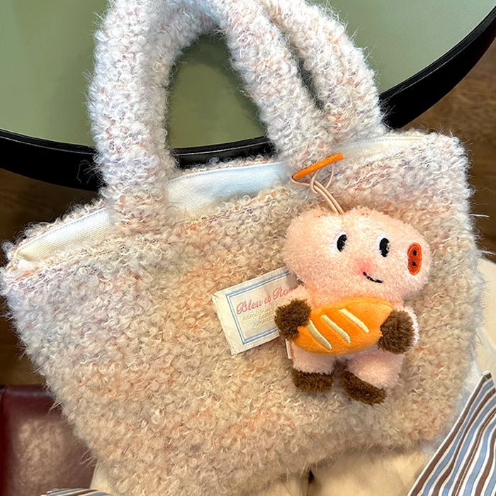 mix knit mini bag