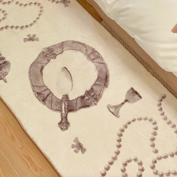 classical print floor mat