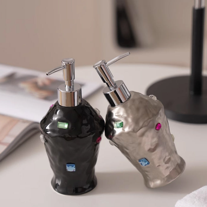 3color colorful bijou soap dispenser