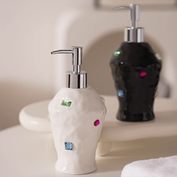 3color colorful bijou soap dispenser