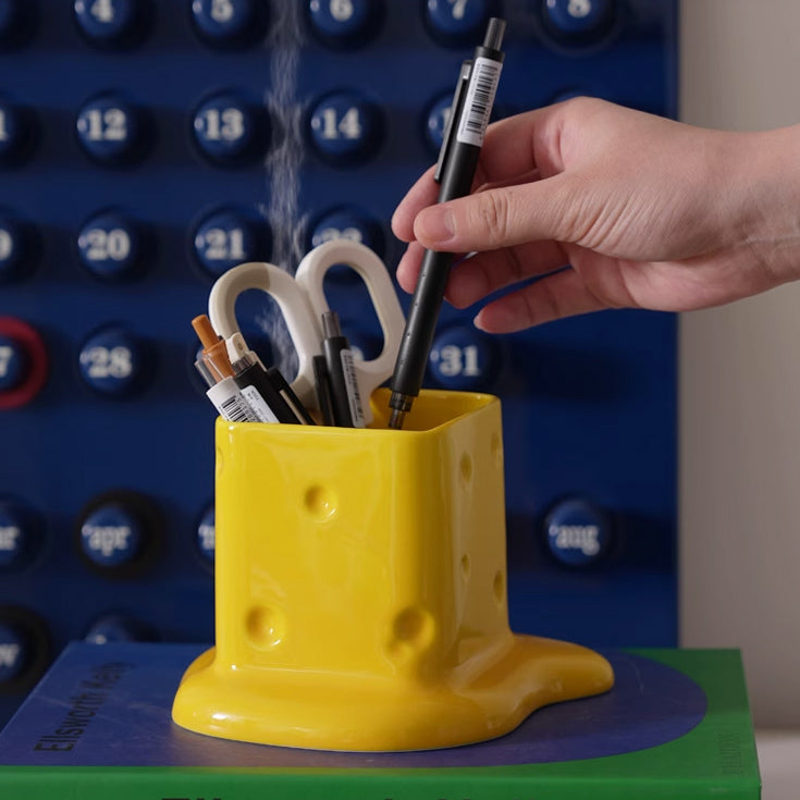 3color melted cheese pen stand