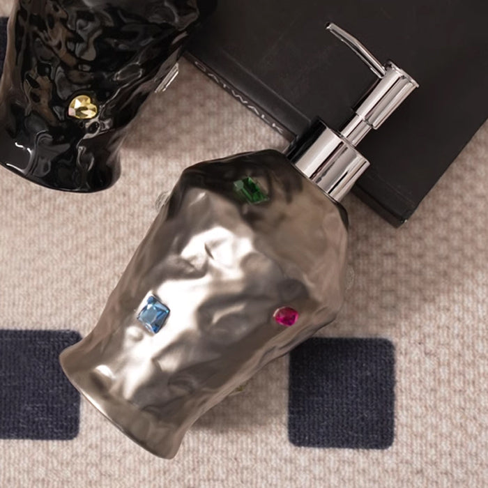 3color colorful bijou soap dispenser