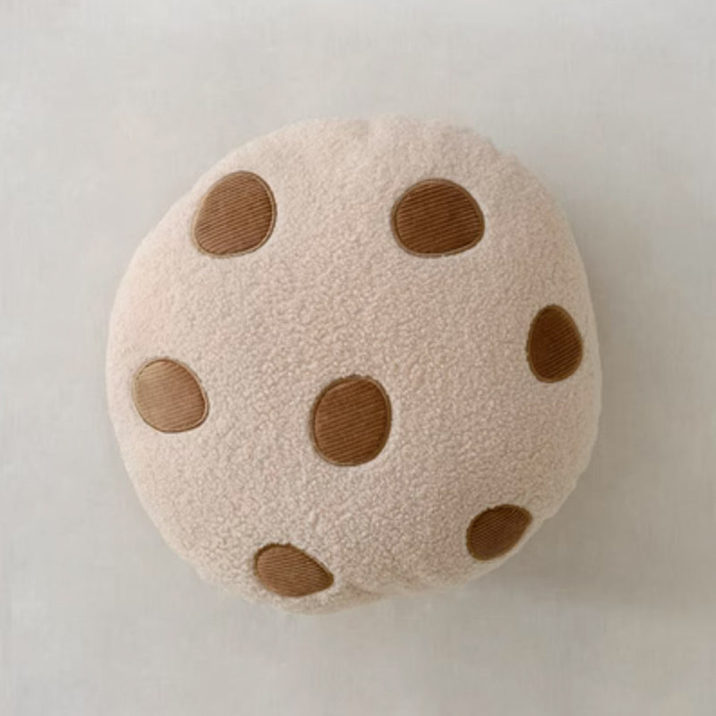 2color chocolate chip cookie cushion