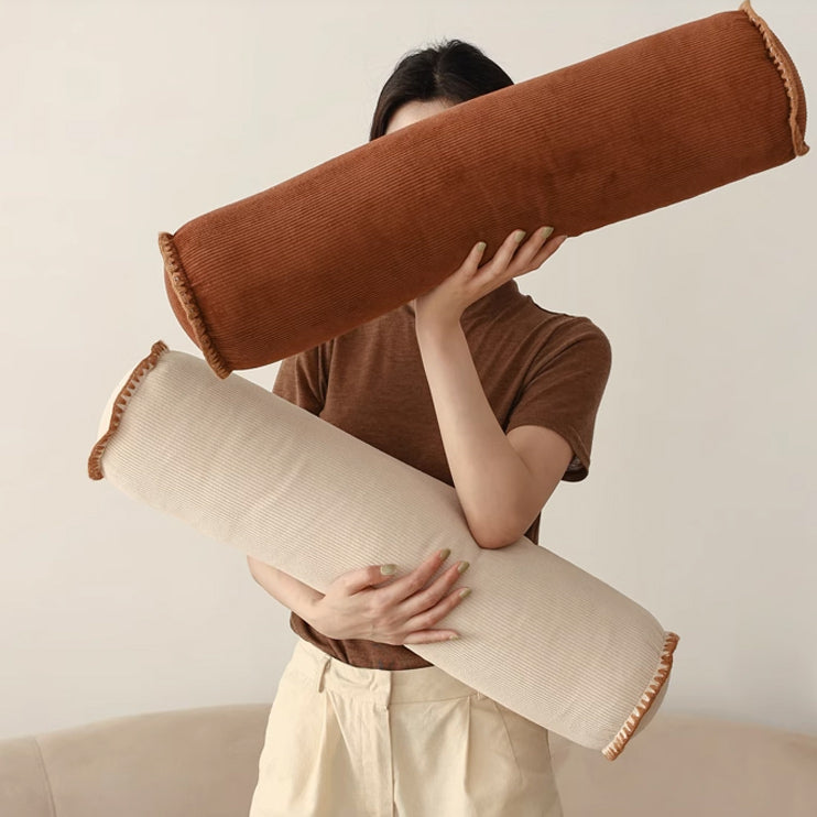 5color corduroy body pillow