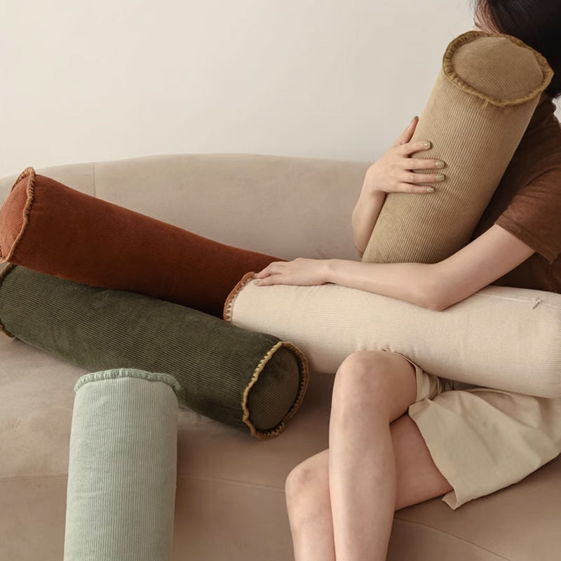 5color corduroy body pillow