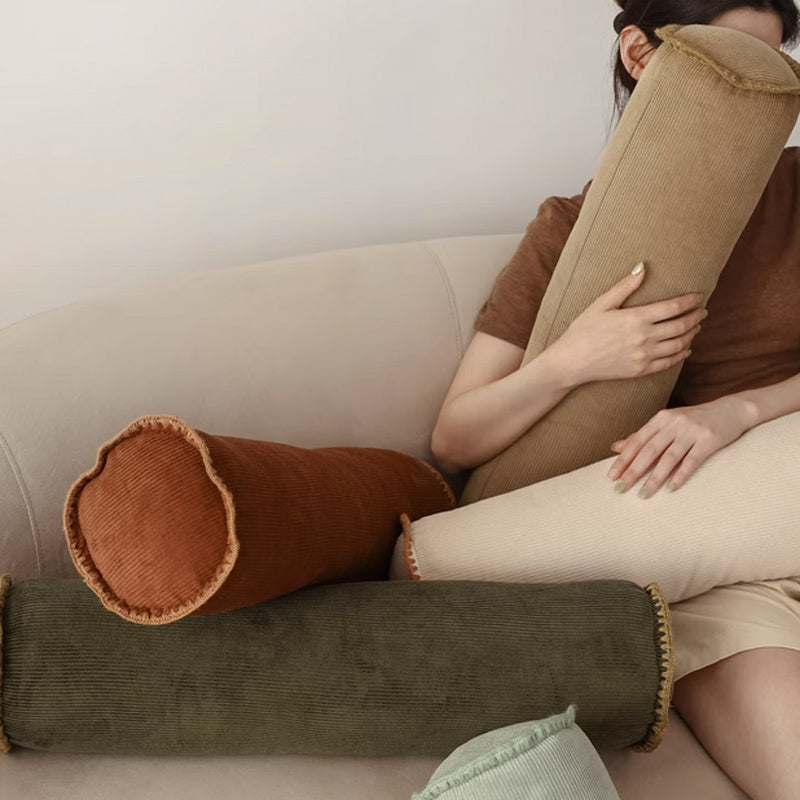 5color corduroy body pillow