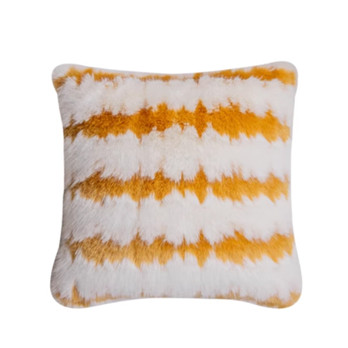 6design marble fur cushion