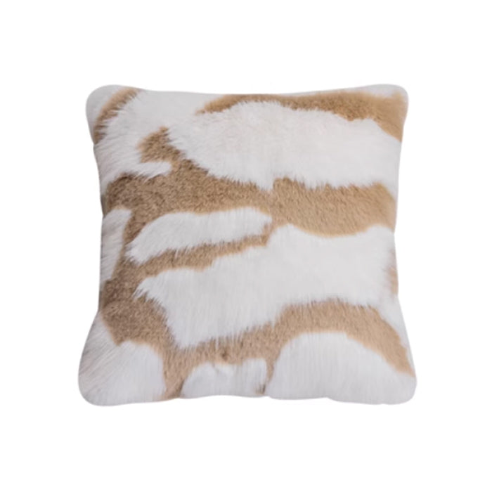 6design marble fur cushion