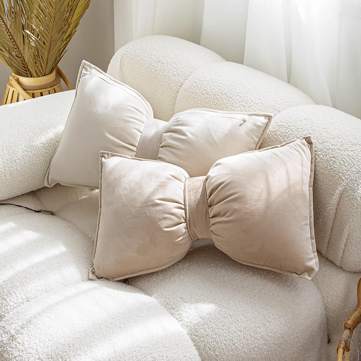 11color velor ribbon cushion