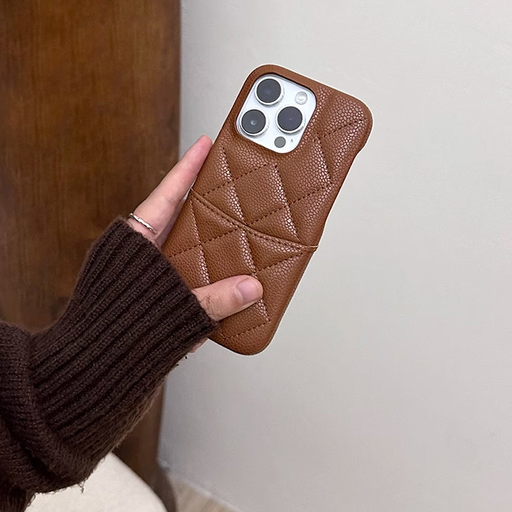 2design leather stitch iPhone case