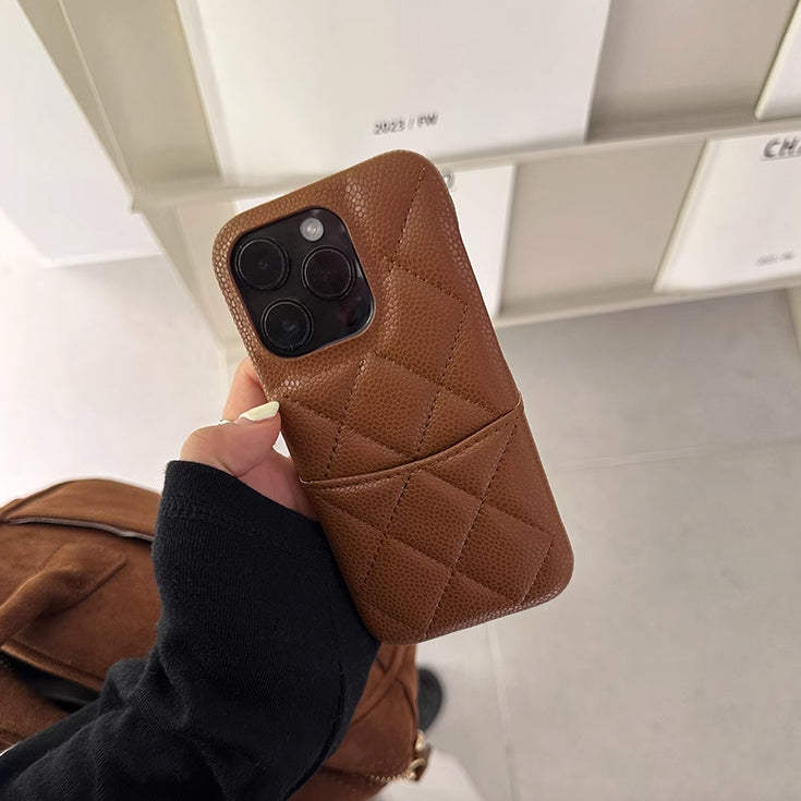 2design leather stitch iPhone case