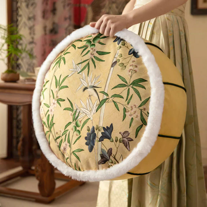 retro flower stool