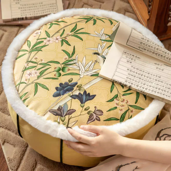 retro flower stool
